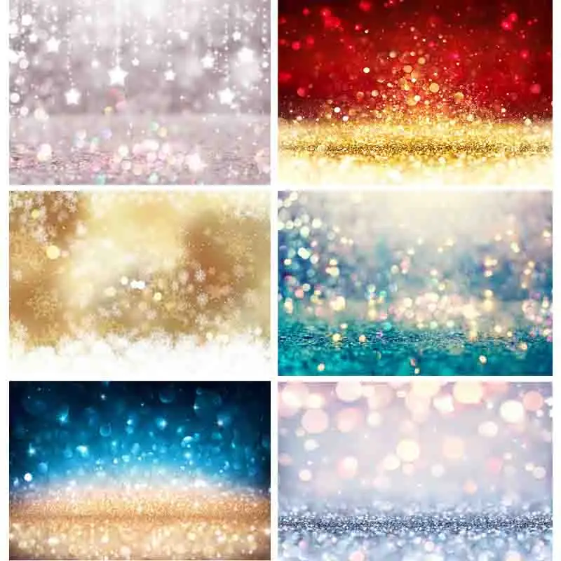 

SHUOZHIKE Art Fabric Bokeh Photography Backdrops Glitter Facula Light Spot Photo Background Studio Photocalls Props ZLSY-51