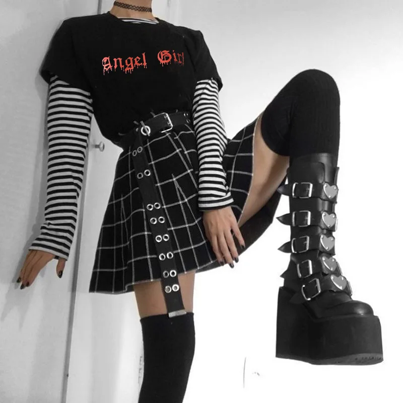 Женская футболка с принтом See You Love 100% хлопок Tumblr гранж сатана унисекс графическая