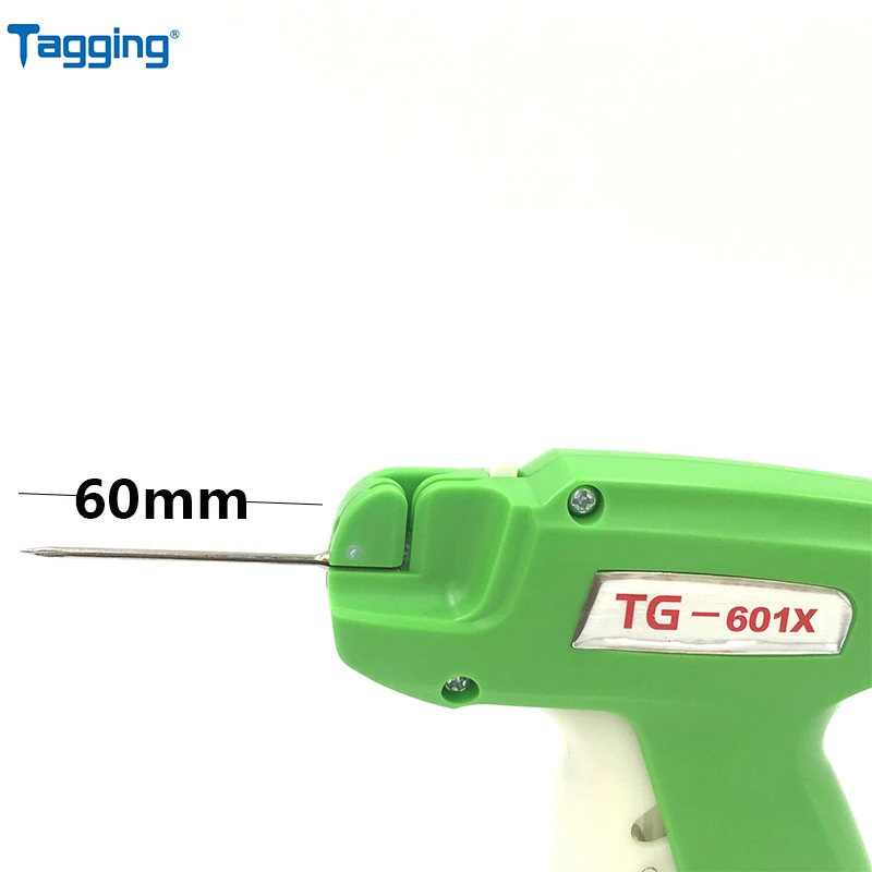 Высокое качество TG601X супер длинный тонкий 60 мм длина игла тег пистолет для