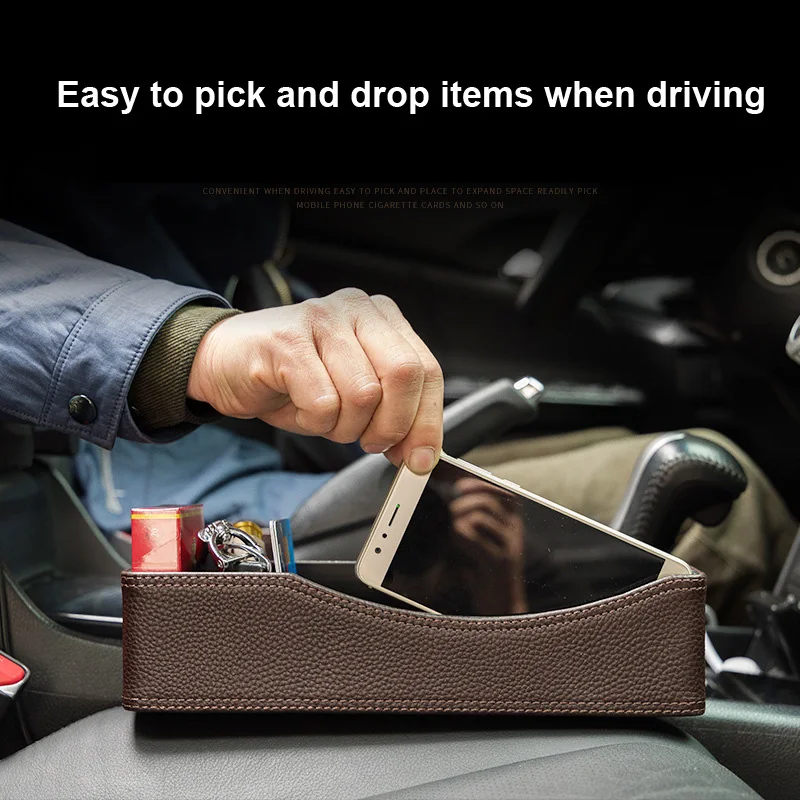 Шкатулка для хранения сидений автомобиля черный органайзер с USB-портом зарядки |