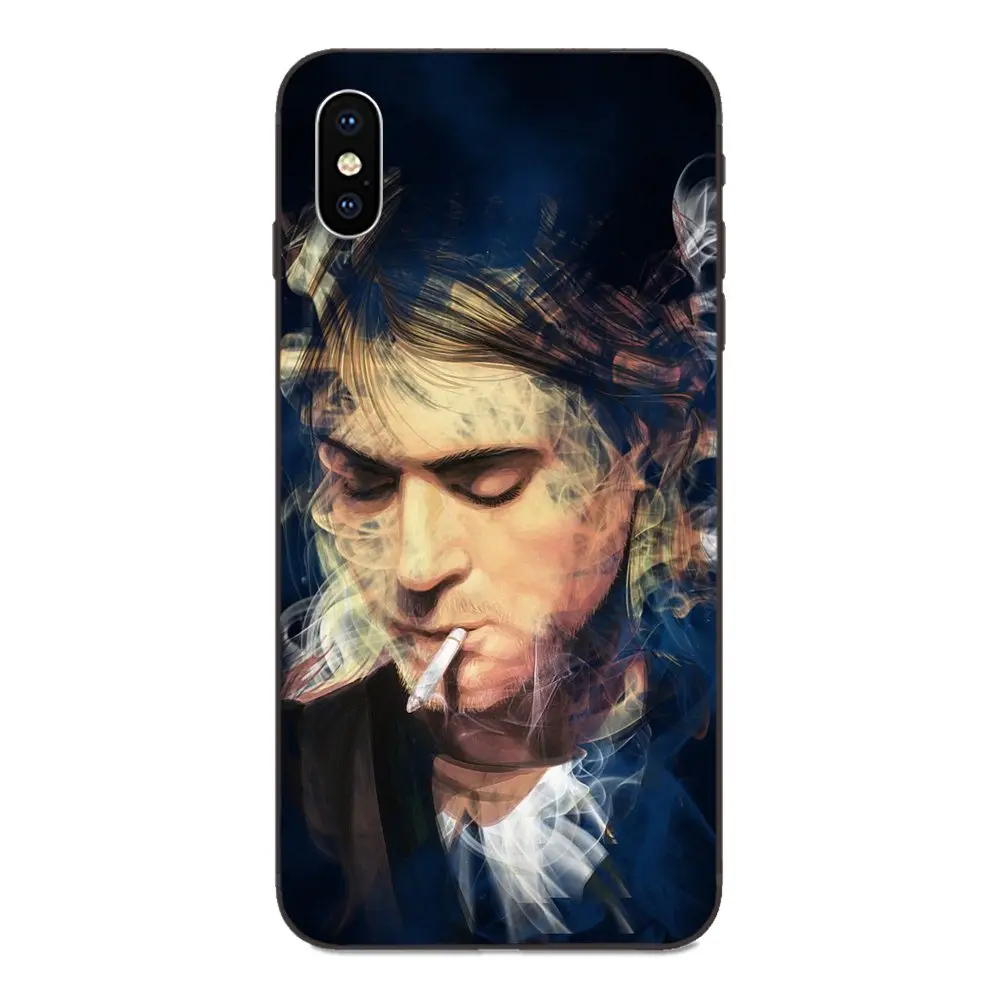 Для Huawei Honor 5A 6A 6C 7A 7C 7X8 8A 8C 8X9 9X10 10i 20 Lite рro glshst Nirvana певица Kurt Cobain - Цвет: as picture