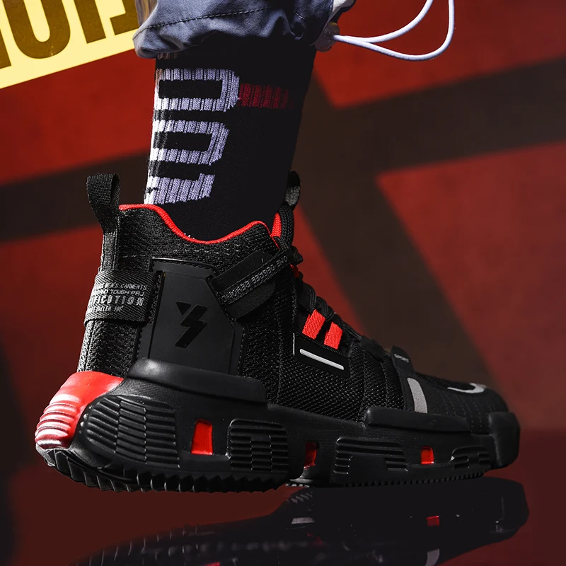 Хит продаж стильные мужские кроссовки высокого качества Мужские дышащие для