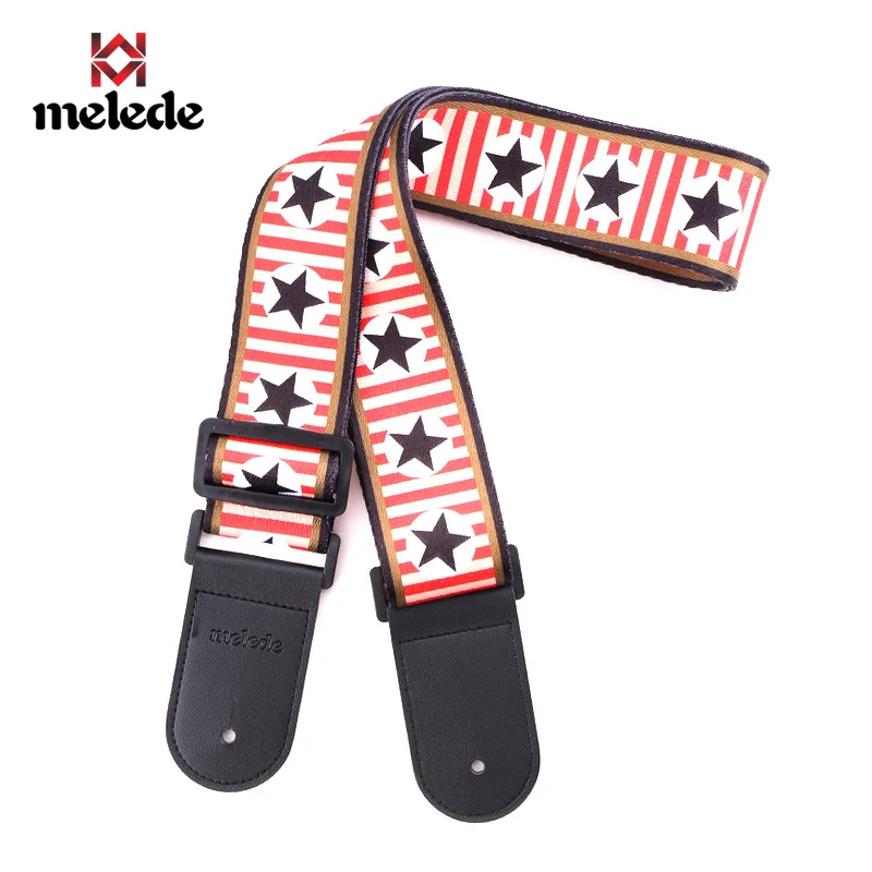 Простой пятиконечный классический гитарный ремешок из высококачественного