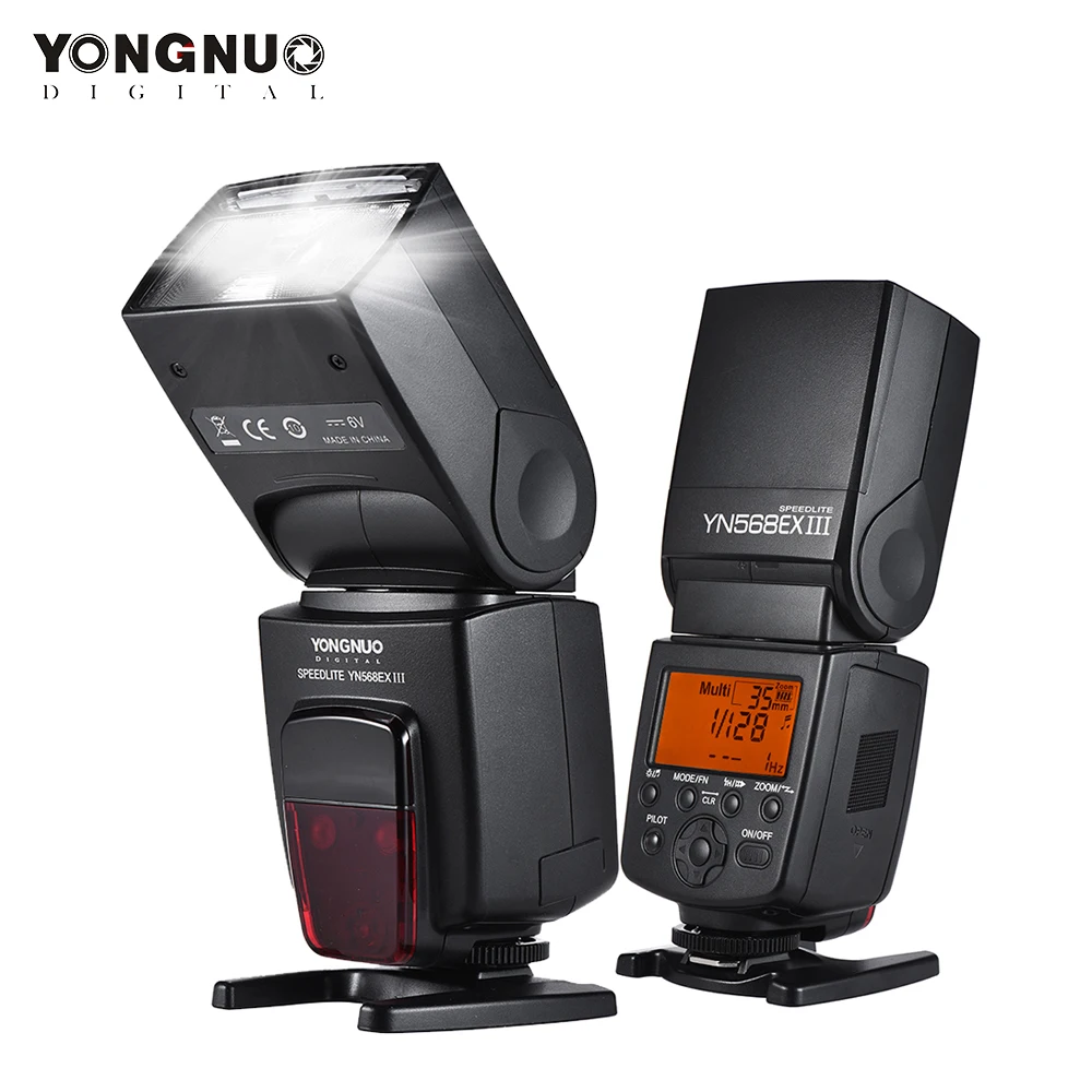 YONGNUO YN568EX III Беспроводная ttl вспышка скорость lite GN58 1/8000s вспышки камеры s лампы