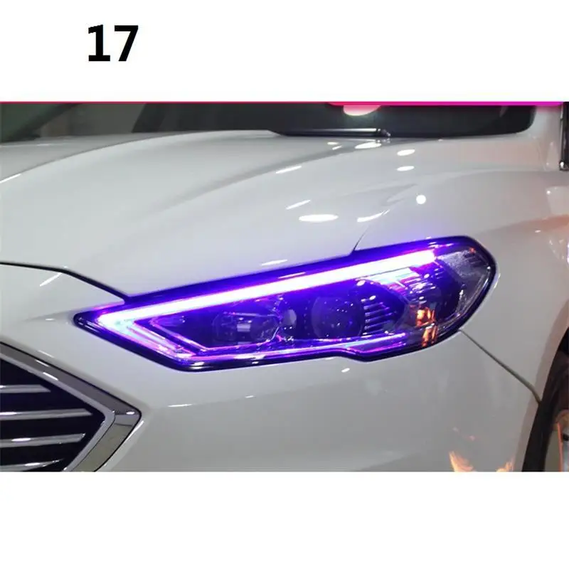Assessoires дневные наружные ходовые Drl Стайлинг Автомобильные светодиодные фары