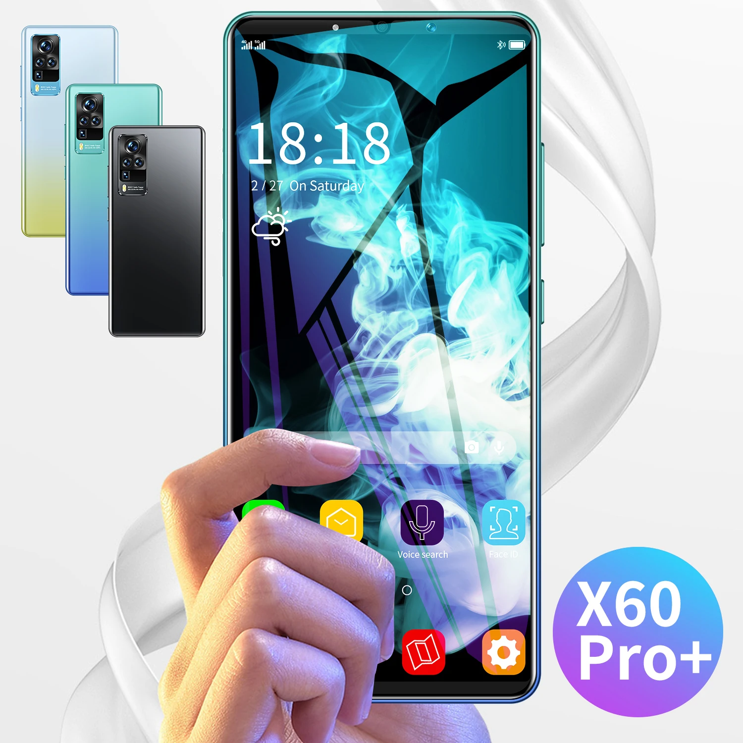 Смартфон глобальная версия X60 Pro + 12 512 ГБ 6 1 дюйма две SIM-карты двойной режим
