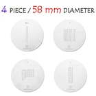 4 шт. 58 мм GOBO до 90 узоров, Фокусирующая коническая пленка для проектора, графическая вставка, фоновый эффект светильник открытая карта