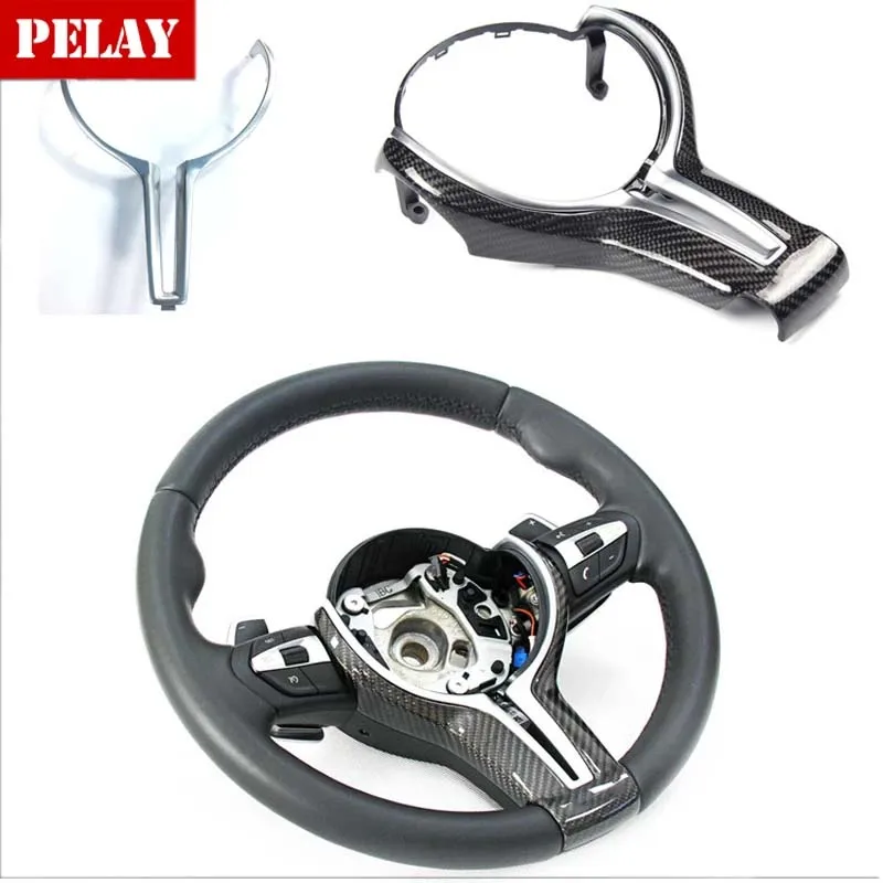 Для BMW M Series F80 F82 F10 F06 F12 F13 F15 F16 & sport F20 F22 F30 F31 F32 F33 F36 отделка рулевого колеса|Рулевые