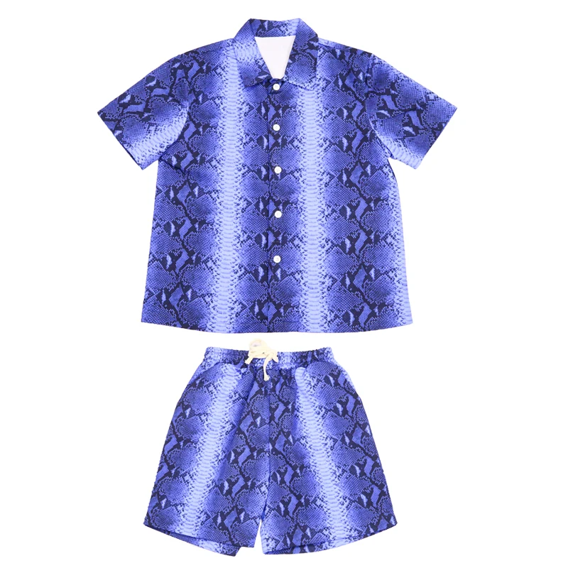 

Boys Street Dance Costume Children Hip Hop Blue Clothes Kids Modern Dance Performance Outfit Girls Catwalk Show Clothing DQL1894
