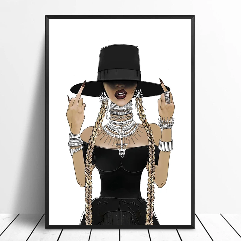 Gx1932 Beyonce Pop Singer плакат музыкальной звезды картина маслом постер печать на холсте