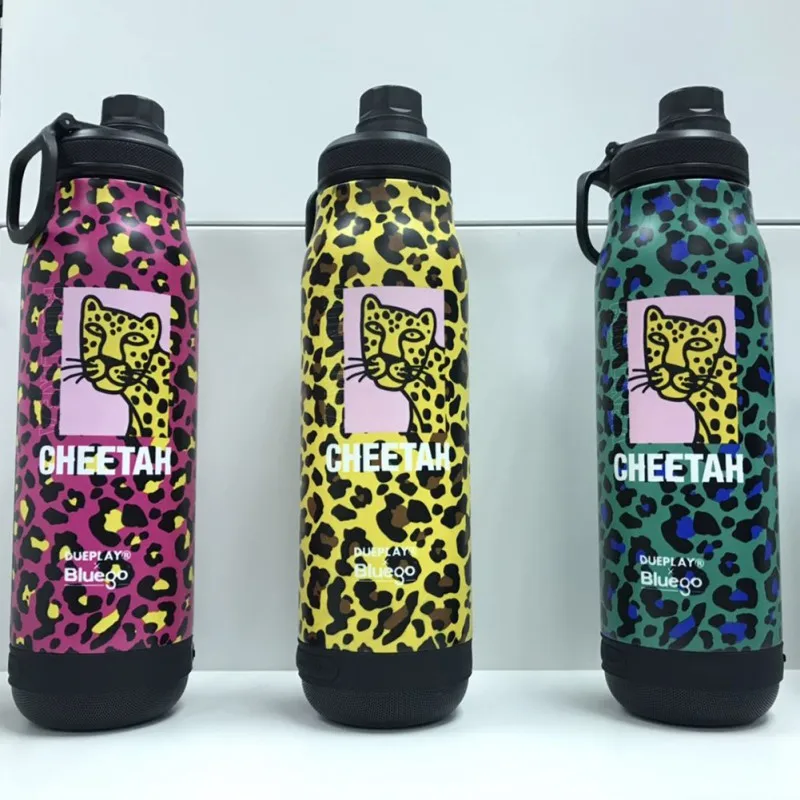 New Waterproof IPX6 Stainless Steel Wireless Subwoofer Hot Sell Newly Design Water Vacuum Bottle Bluetooth Speaker | Электроника