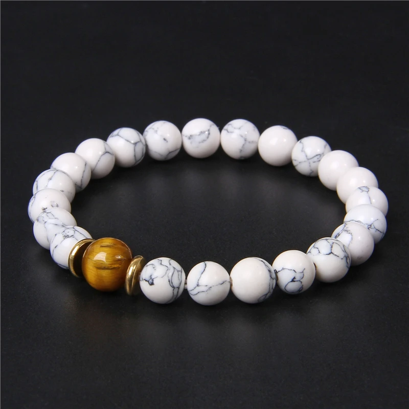 

Labradorite Bracelets For Men Polished Tiger Eye Bracelet Women Gold Charm Bangle Fashion Jewelry Natural Stone Pulsera Couples