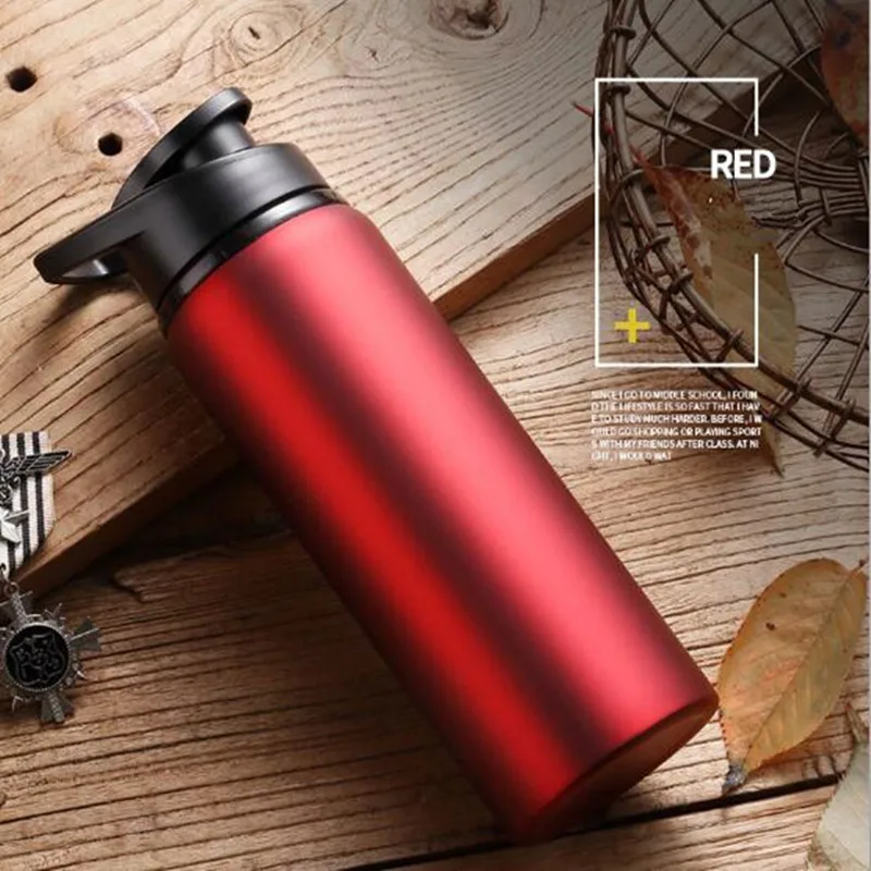 

700ML Stainless Steel Sports Water Bottle For Gym Fitness Kettle Outdoor Camping Cycling Bicycle Bottle Drinkware Travel Mug