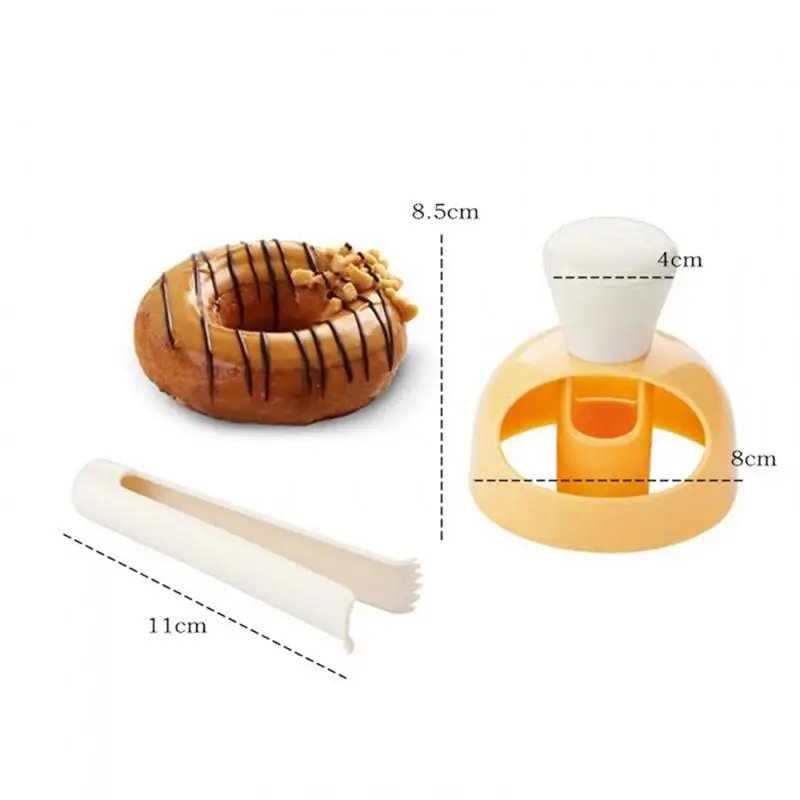 

Creative DIY Donut Mold Eco-Friendly Cake Decorating Tool Dessert Bread Cutter Baking Mold Food Grade Dessert Bread Cutter Maker