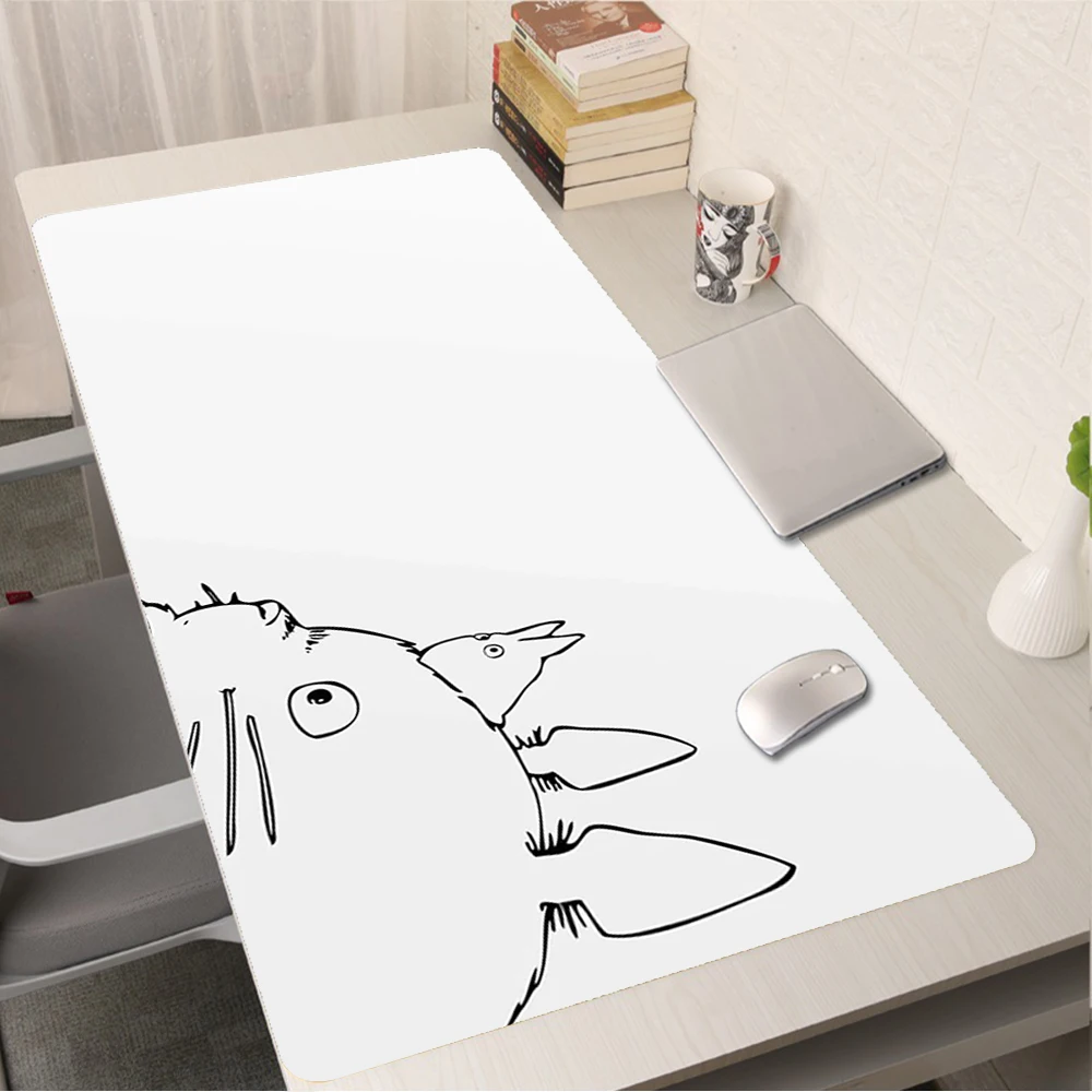 Totoro Anime Mouse Pad XXL Mousepads Mouse Gamer Gaming Mouse Pad 800x300mm Large Computer Keyboard Mouse Mat Desk Mats Kawaii