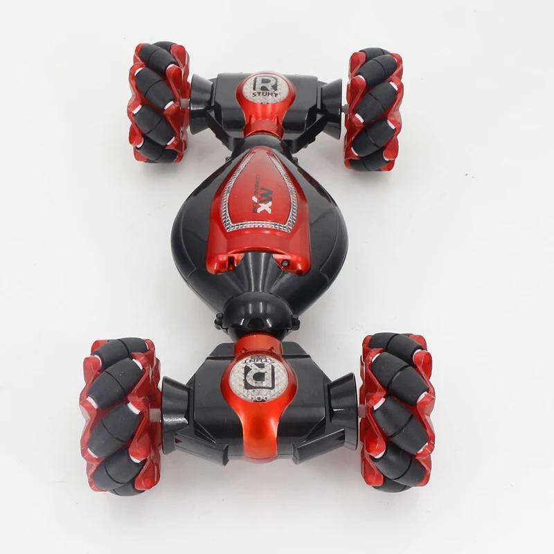 

2.4GHz 4WD RC Stunt Car Off Road Car with Light RC Deformable Car Gesture Sensor Watch Music Toys for Kids
