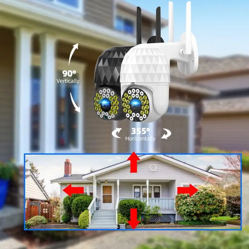 

IP-камера наружная, 1080P, Wi-Fi, ии, ночное видение