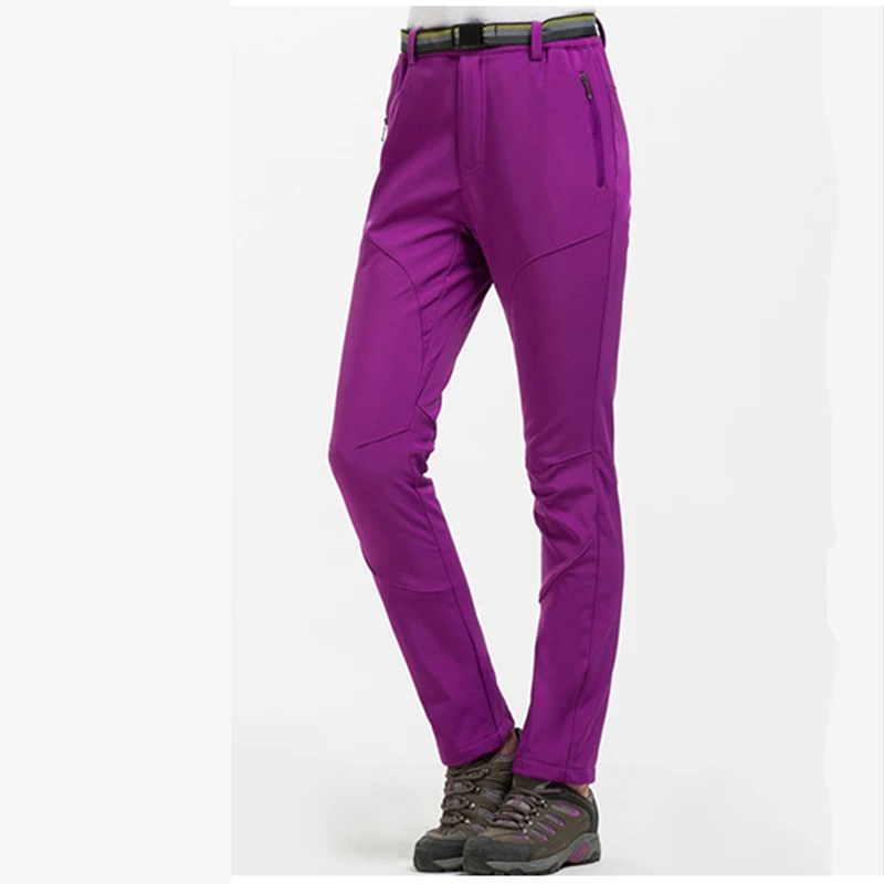 Брюки женские из мягкой раковины для активного отдыха водонепроницаемые