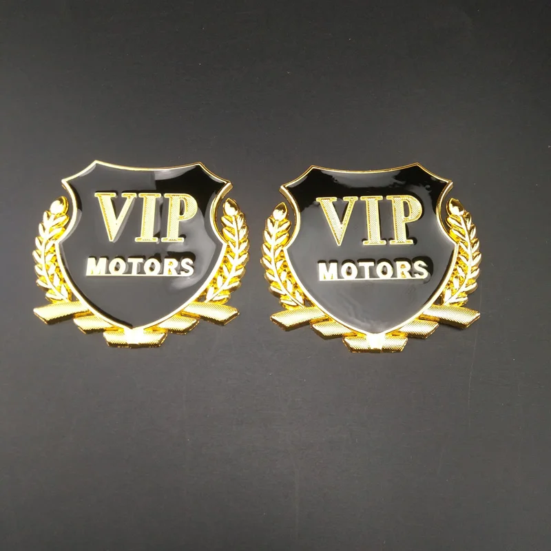 2 шт./партия 3D логотип автомобильная дверь окно хромированная эмблема бейдж