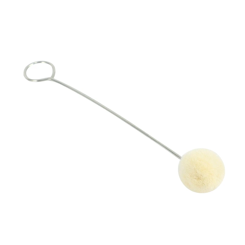 

50 Pieces Wool Daubers Ball Brush Leather Dye Dauber Dyeing Applicator with Metal Handle for DIY Crafts Projects