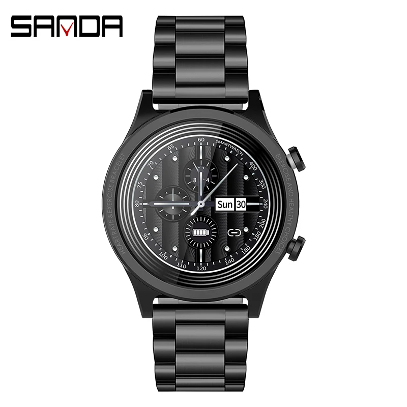 SANDA 2020 Модные мужские Смарт часы с Полноразмерным сенсорным экраном IP67