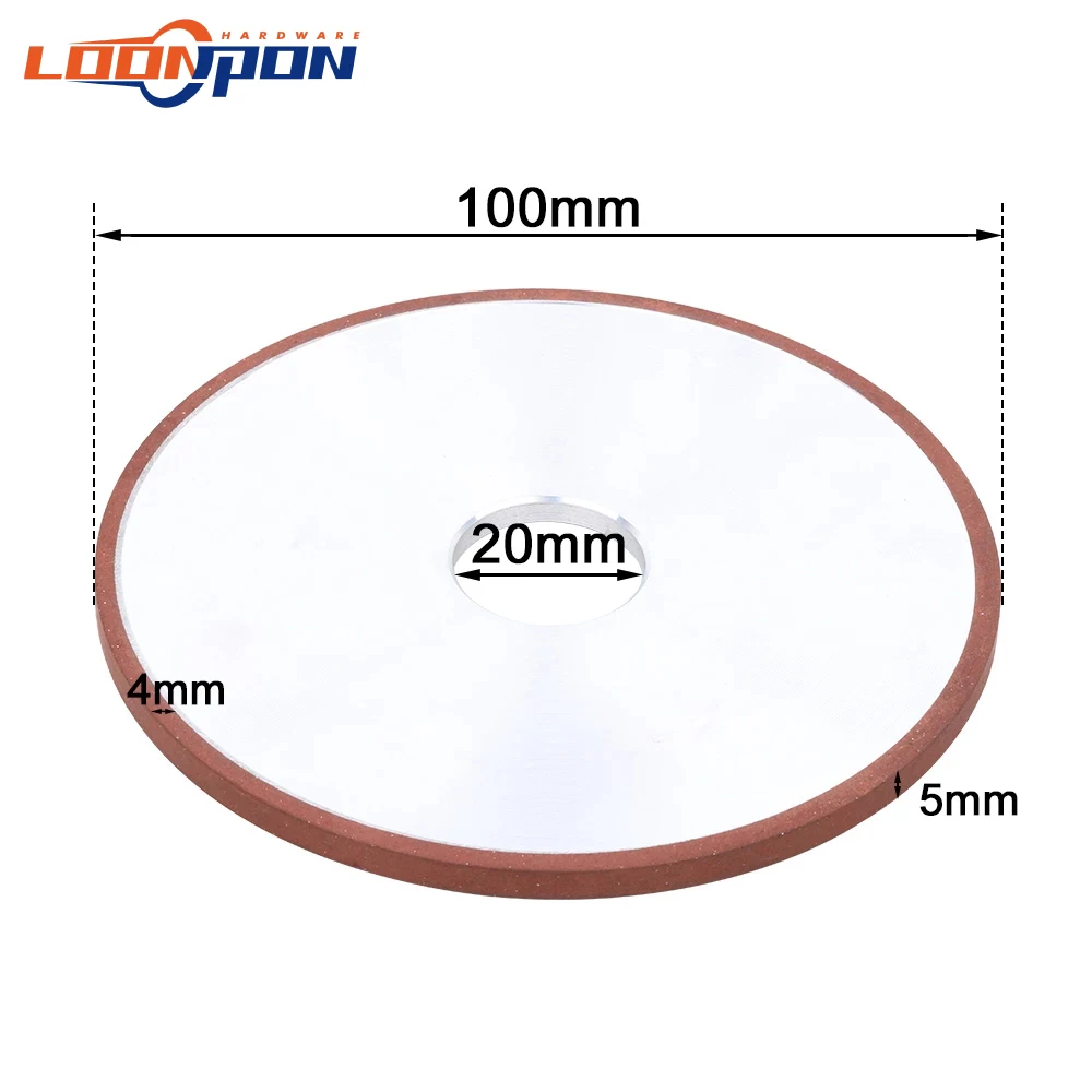 Алмазное шлифовальное колесо 100 мм 180 зернистость шлифовальный круг колеса для