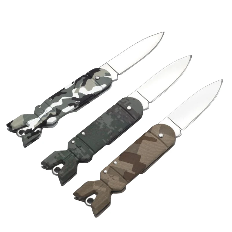 

Folding Pocket Knife 4.65'' Survival Tactical Knife 440C Steel Outdoor Hiking Camping Hunting Fruit Knives Self-defense EDC Tool