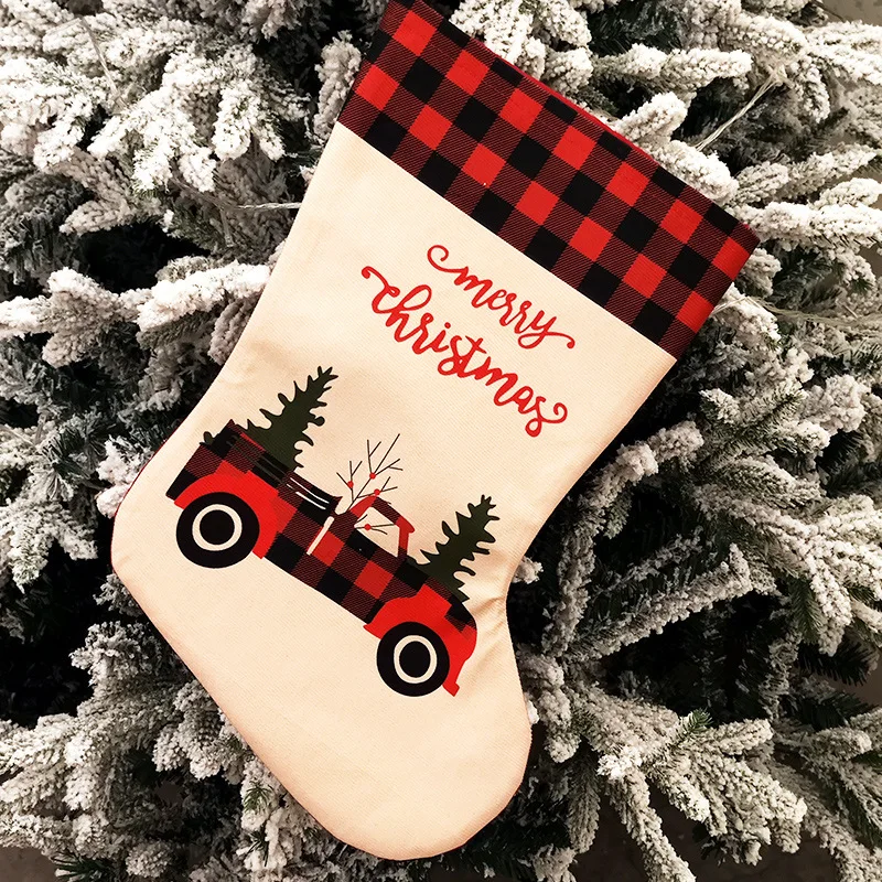 

Рождественская елка, искусственное дерево, подвесные чулки, сумка в подарок, Рождественское украшение, рождественские чулки 275