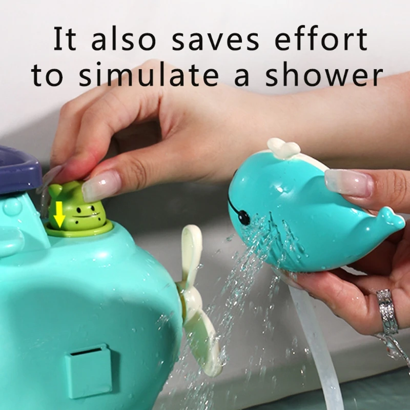 

Cute Animals Swimming Water Baby Bath Toys Faucet Shower Submarine Water Toy