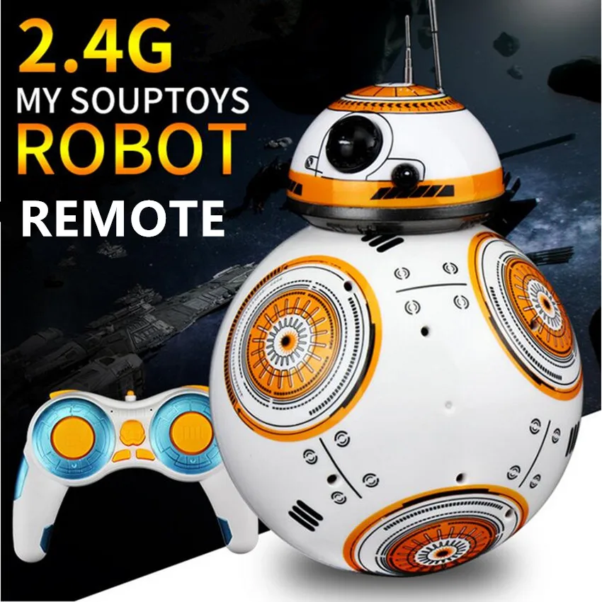 1 шт. обновления RC BB8 робот со звуком и Танцы фигурку Подарочные игрушки 2 4G