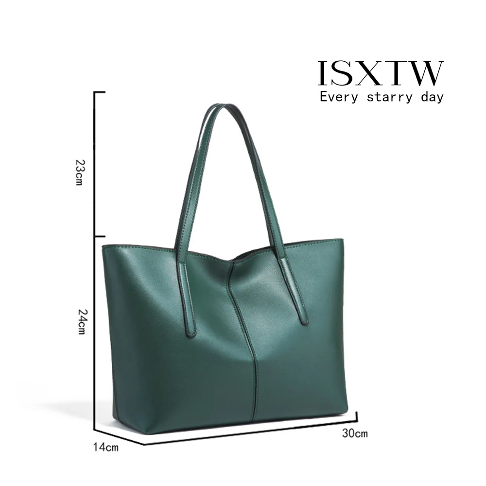 ISXTW 2019 Новая Большая вместительная Свободная Женская сумка на плечо женская