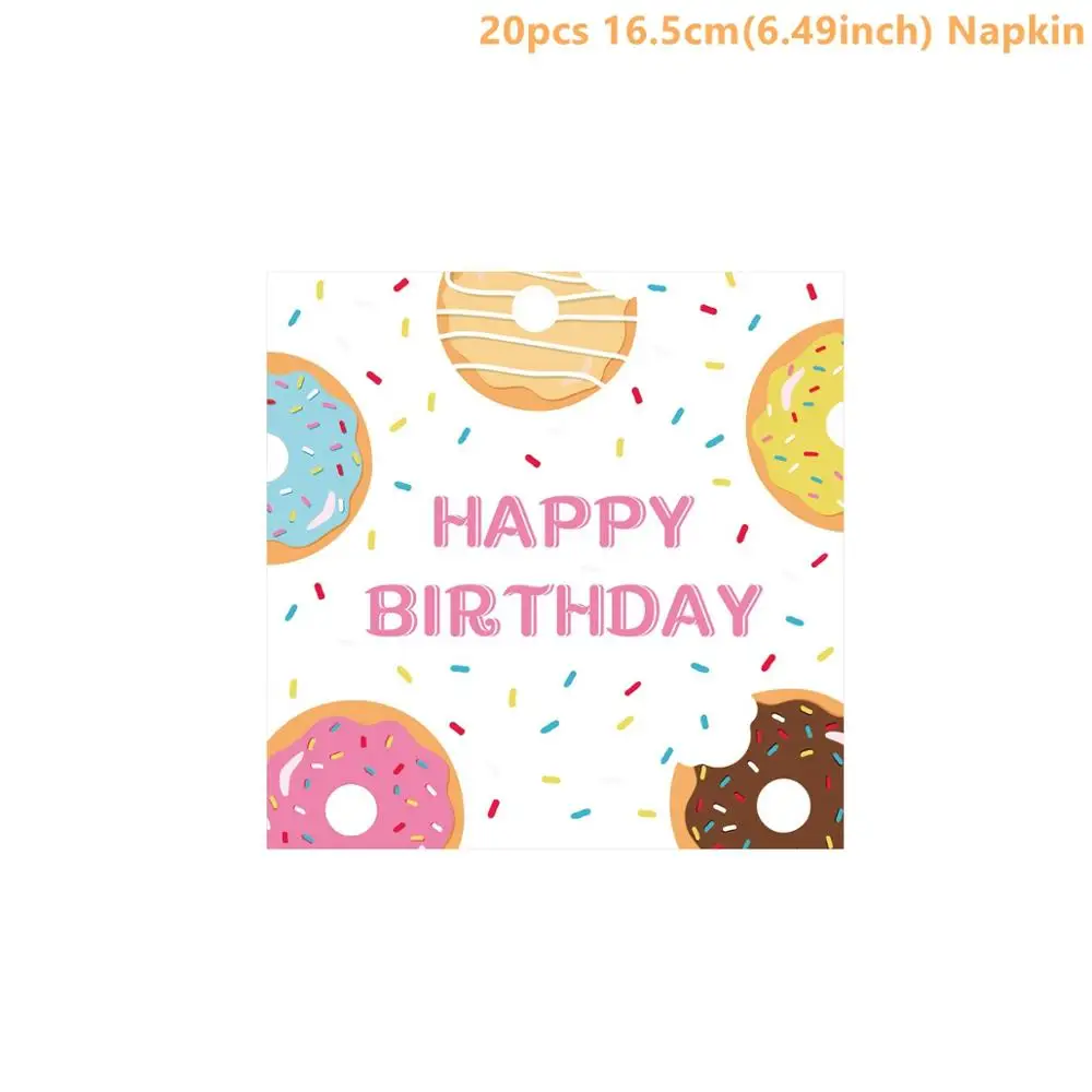Donut Napkins Taoup 10 шт. полимерный кремовый десерт искусственный пончик поддельная еда реквизит Конфеты Пончик декор для телефона с днем рождения Декор для дома - Цвет: Donut Napkins