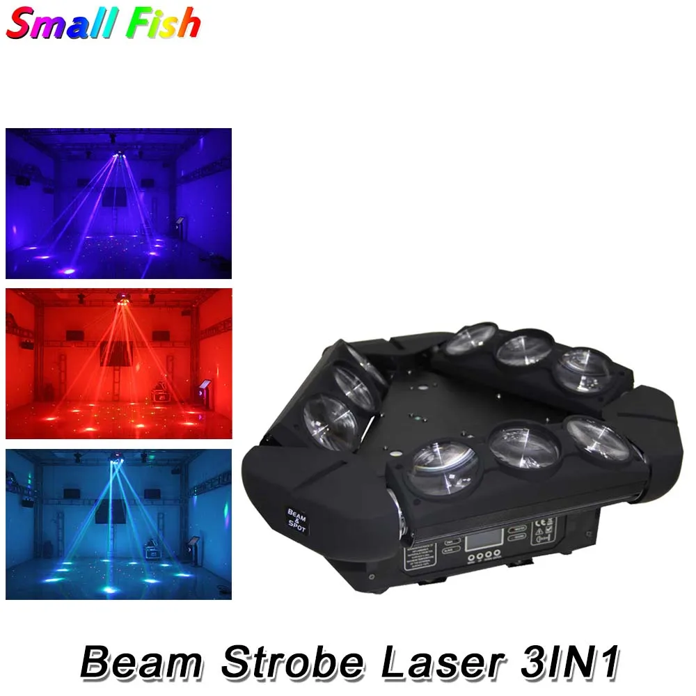 2 шт. 9X10W RGBW 4в1 LED движущаяся голова Паук свет 15/45 CH DMX сценический