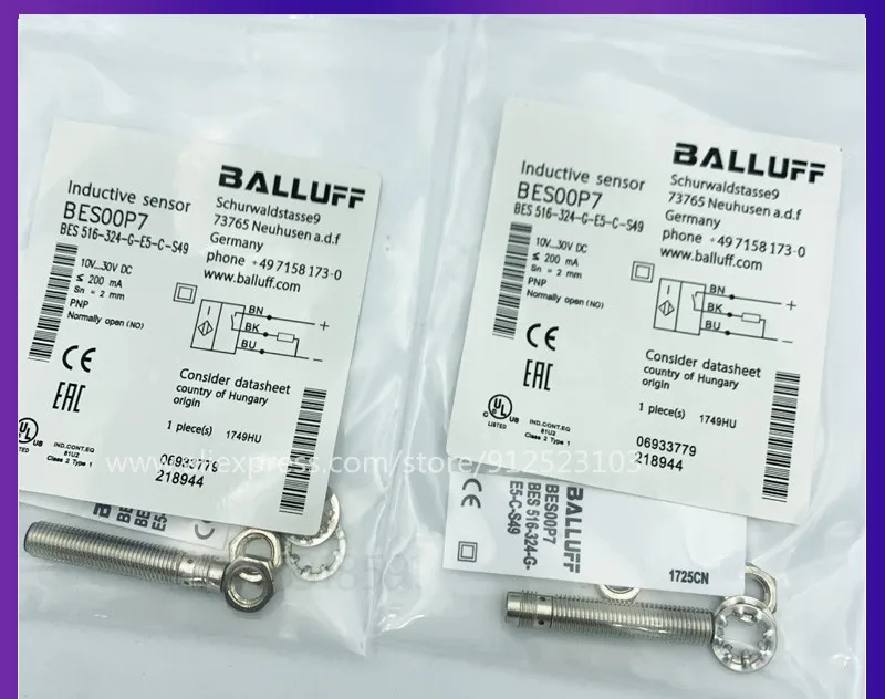 

Датчик приближения BES 516-326-E4-C-03 PNP NO Balluff, новый высококачественный