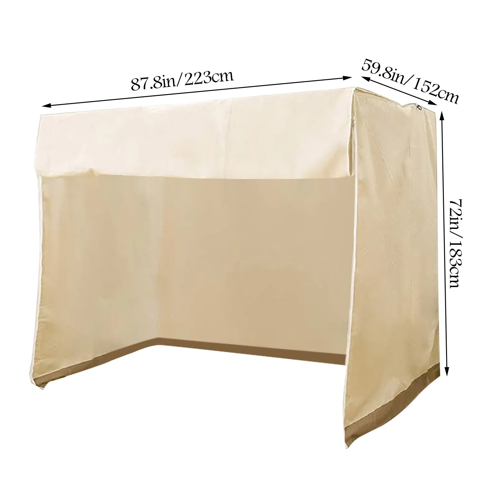 

Outdoor auto cover Waterproof And Cover For Garden Swing Protective Cover For Outdoor Swings sunshade 190T 223 x 152 x 183 cm