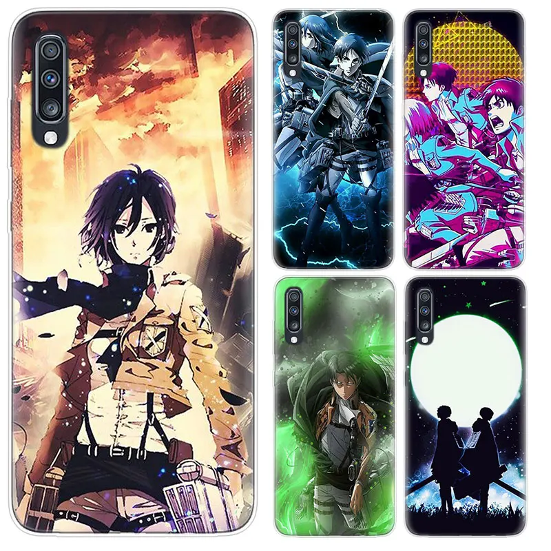 

Anime Attack On Titan Case For Samsung Galaxy A52 A72 A32 A12 A22 A42 A70S A50S A30S A40S A21S A20S A10S TPU Silicone Cover