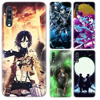 anime attack on titan case for samsung galaxy a52 a72 a32 a12 a22 a42 a70s a50s a30s a40s a21s a20s a10s tpu silicone cover