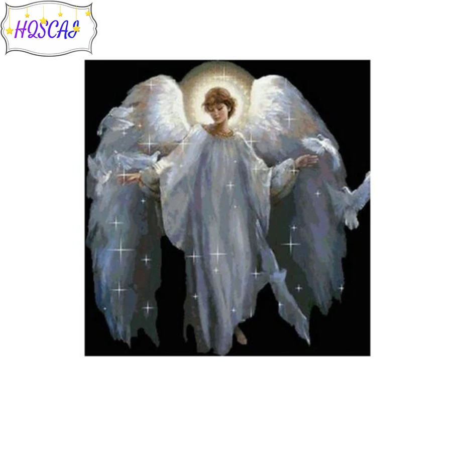 

Набор для алмазной вышивки Стразы «Ангел», картина с квадратными/круглыми стразами 5D «сделай сам», домашний декор, подарочные художественн...