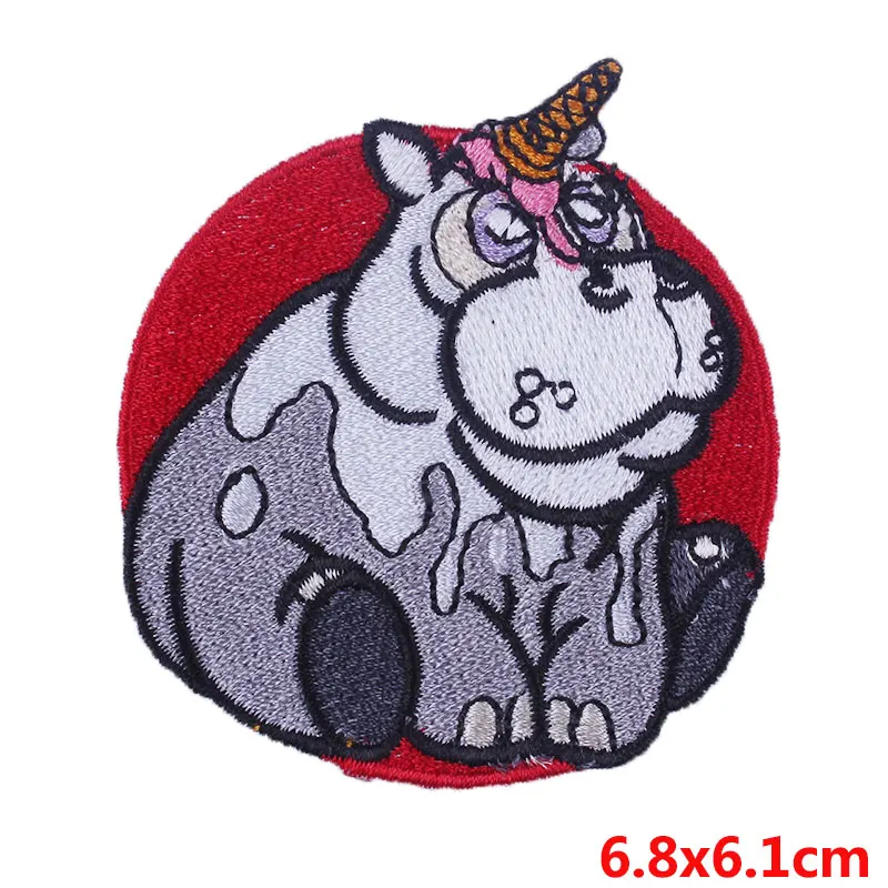 Мультяшные нашивки сделай сам с вышивкой для маленькой девочки моющие средства