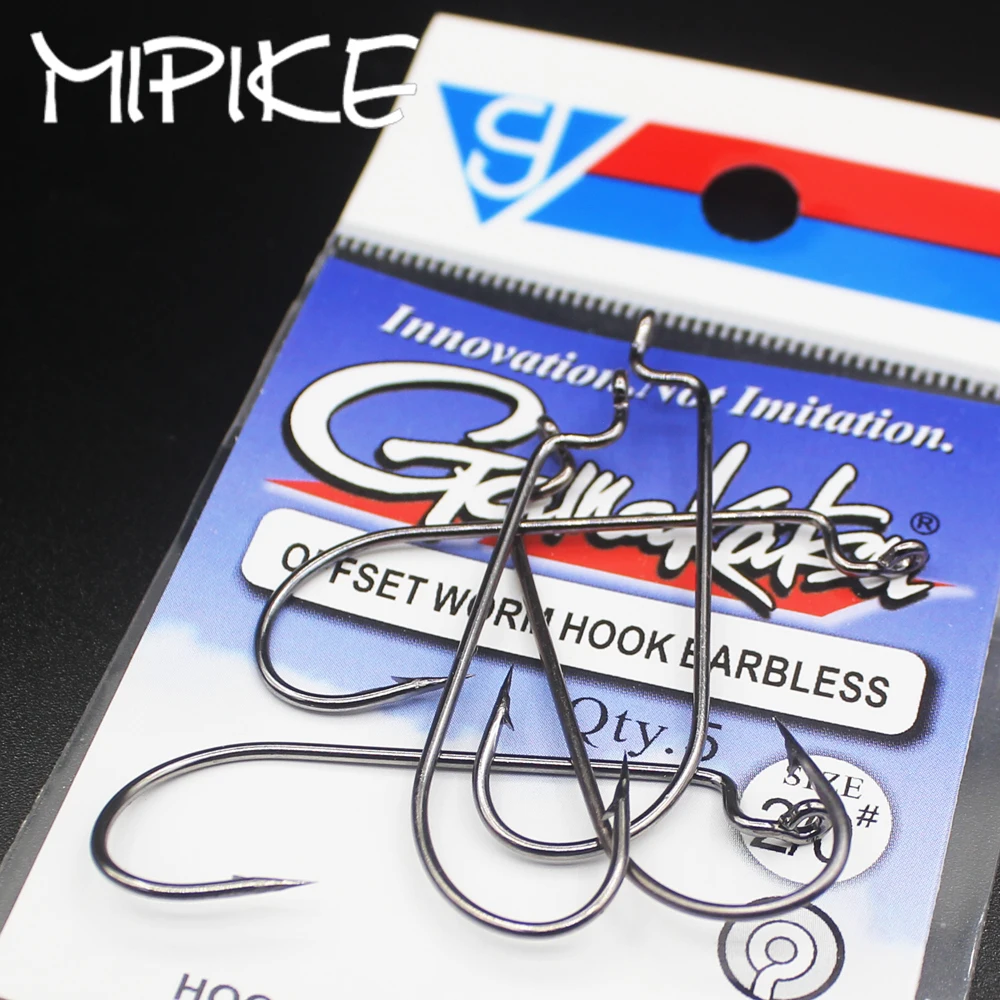 

Мягкие рыболовные крючки с высоким содержанием углеродистой стали Крючки для Червяков, широкие, с фиксатором, для приманки, мягкие крючки 6 #...