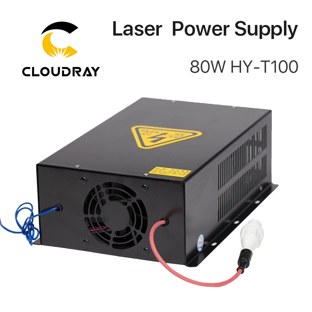 Cloudray 80 Вт-100 Вт CO2 лазерный источник питания для CO2 лазерной гравировки и резки HY-T100 T/W Plus серия длинная гарантия