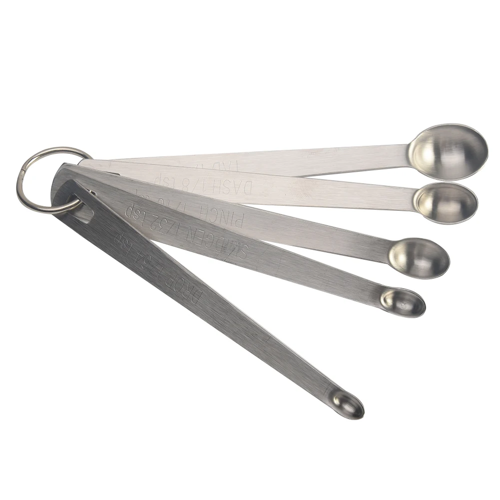 5 шт. ложка из прочной нержавеющей стали измерительный мини кухонный инструмент