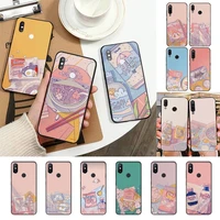 anime pink cute kawaii food phone case for redmi note 7 5 8a note8pro 9pro 8t coque for note6pro capa