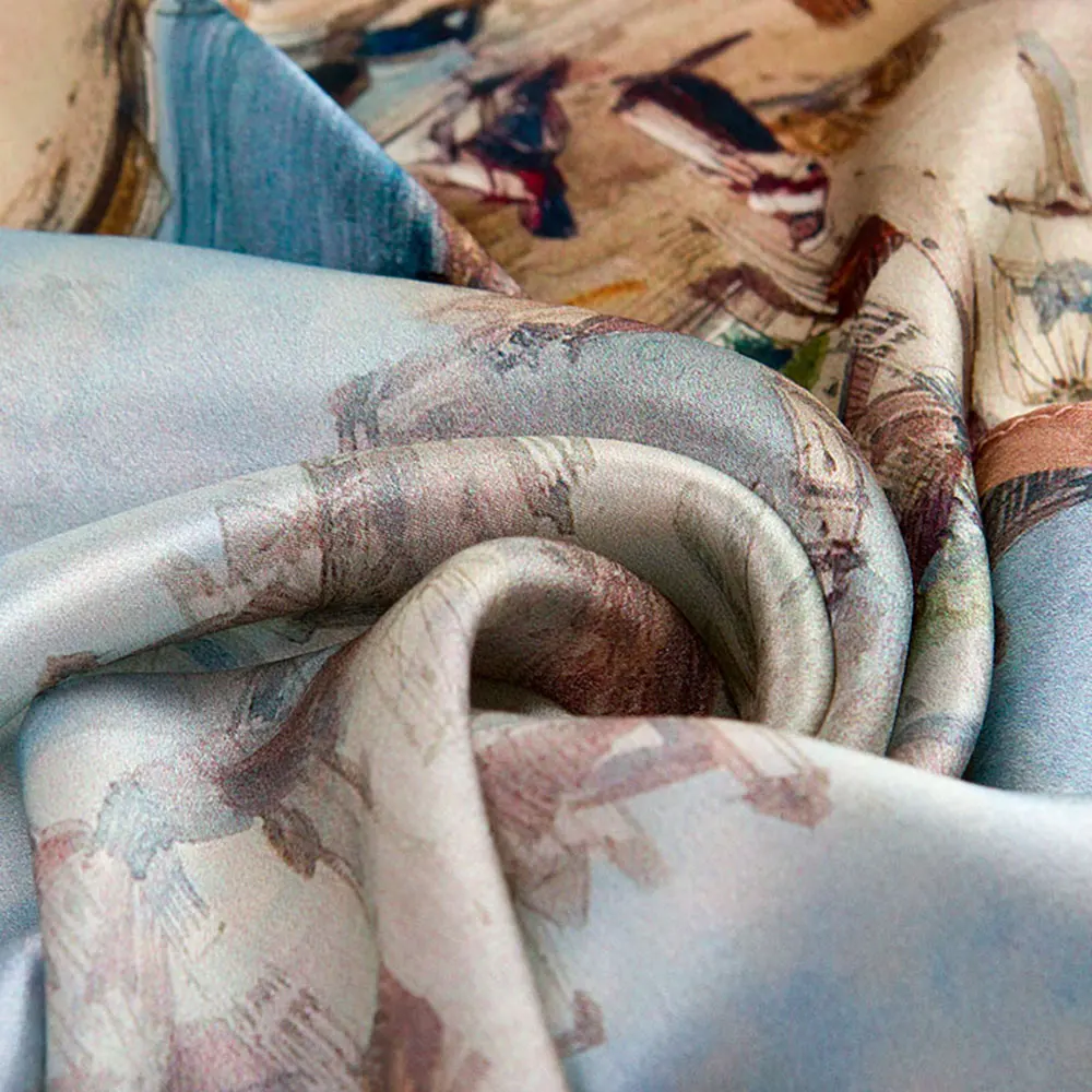 

100% Pure Silk Scarf Wholesale Scarf for Hair Silk Bandana Luxury Neckerchief Women's Small Square Silk Scarf Bulk Handkerchief