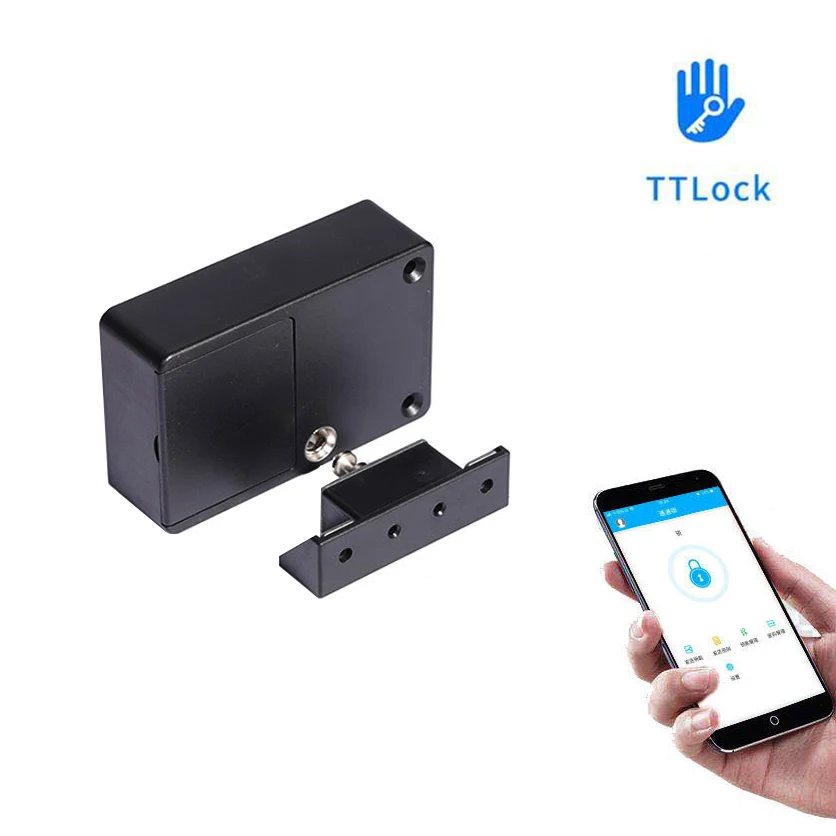 Замок для шкафов с дистанционным управлением через приложение TTLock невидимый