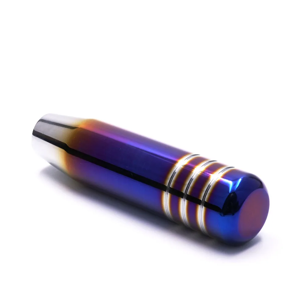 Универсальный алюминиевый автомобиль титана стиль сгоревший синий рычаг