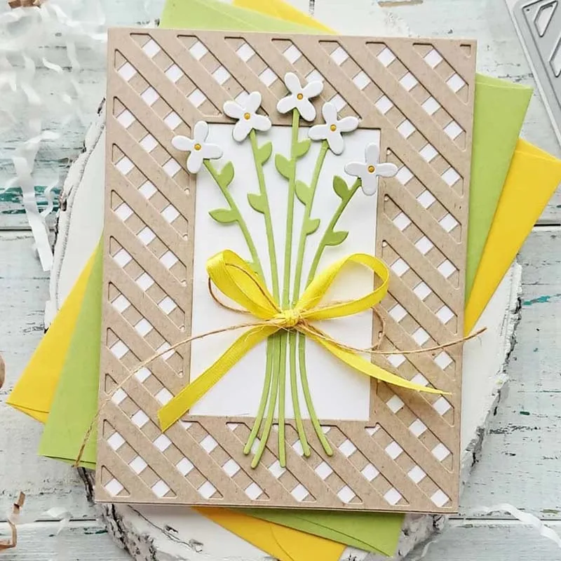 Металлические высекальные штампы JC для скрапбукинга саржевого переплетения