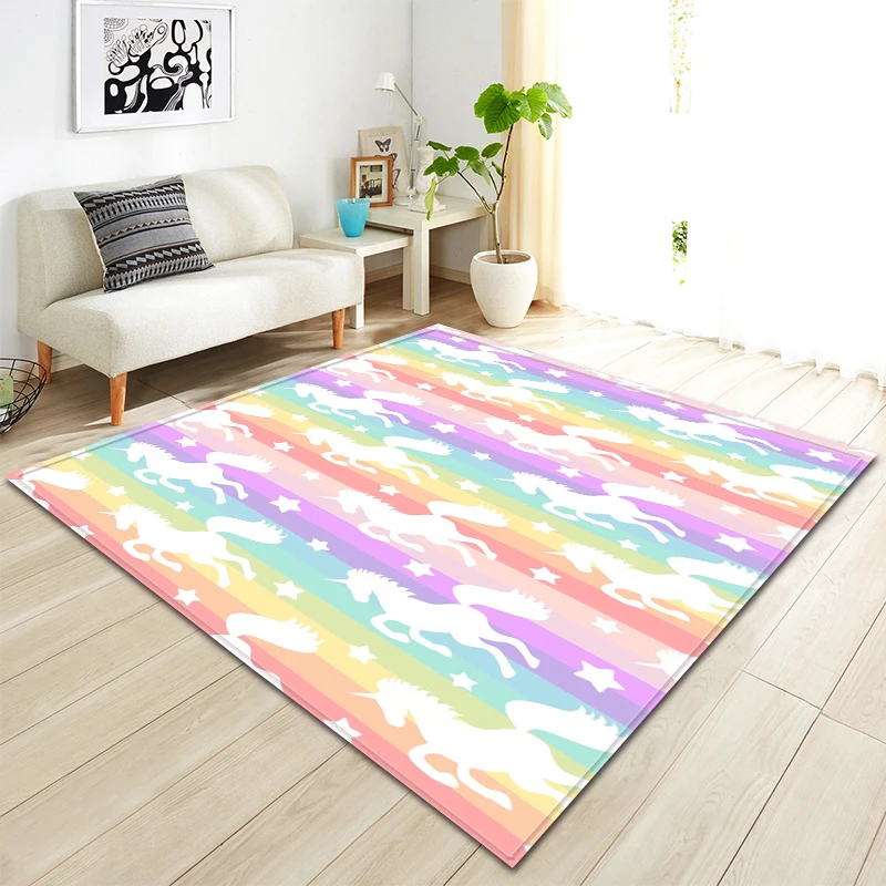 Современный 3D ковер Рождественский с оленем для гостиной спальни детский