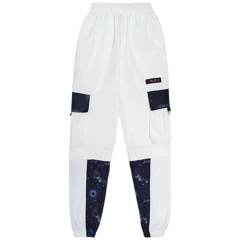 

Брюки-султанки осенние в стиле хип-хоп с эластичным поясом