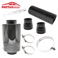 car accessories racing air filter box carbon fiber cold feed induction kit air intake sports for hoda fit civic s200 eg ek